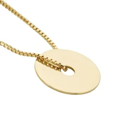 Hot Histoire d'Or Collier Plaqué Or Jaune Cailean