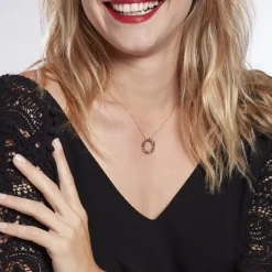 Sale Histoire d'Or Collier Plaqué Or Jaune Ethem Pierres Multicolores