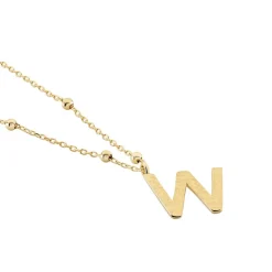 Discount Histoire d'Or Collier Plaqué Or Jaune Lettra