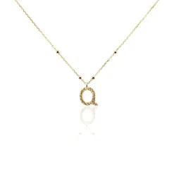 Histoire d'Or Collier Plaqué Or Jaune Lettra* Colliers|Colliers