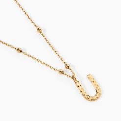 Histoire d'Or Collier Plaqué Or Jaune Lettra* Colliers|Colliers