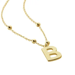 Histoire d'Or Collier Plaqué Or Jaune Lettra* Colliers|Colliers