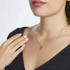 Histoire d'Or Collier Plaqué Or Jaune Lettra* Colliers|Colliers