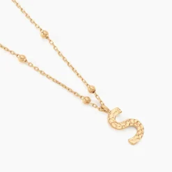 Histoire d'Or Collier Plaqué Or Jaune Lettra* Colliers|Colliers