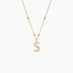 Histoire d'Or Collier Plaqué Or Jaune Lettra* Colliers|Colliers