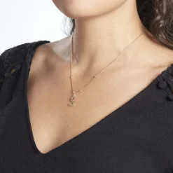 Histoire d'Or Collier Plaqué Or Jaune Lettra* Colliers|Colliers