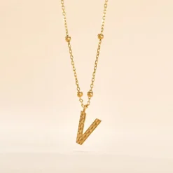 Discount Histoire d'Or Collier Plaqué Or Jaune Lettra