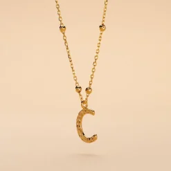 Histoire d'Or Collier Plaqué Or Jaune Lettra* Colliers|Colliers