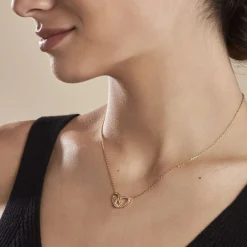 Clearance Histoire d'Or Collier Plaqué Or Kimberlie Oxydes De Zirconium