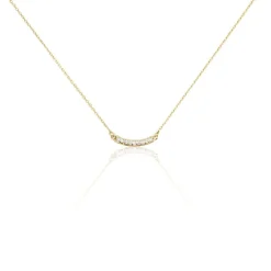 Sale Histoire d'Or Collier Plaqué Or Kumb Oxydes De Zirconium