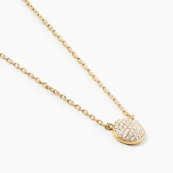 Histoire d'Or Collier Plaqué Or Larraso Oxydes De Zirconium* Colliers|Colliers