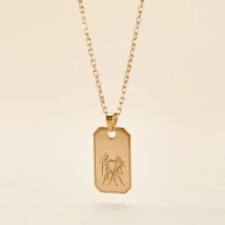 Hot Histoire d'Or Collier Plaqué Or Quintien