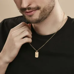 Hot Histoire d'Or Collier Plaqué Or Quintien