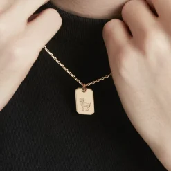 Online Histoire d'Or Collier Plaqué Or Quintien