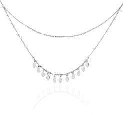 Histoire d'Or Collier Polyna Argent Blanc* Colliers|Colliers Doubles Et Triples Chaînes