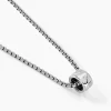 Discount Histoire d'Or Collier Positano Acier Blanc