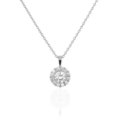 Sale Histoire d'Or Collier Princess Argent Blanc Oxyde De Zirconium