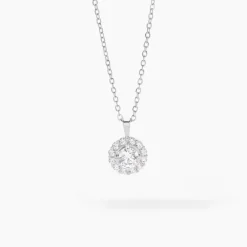 Sale Histoire d'Or Collier Princess Argent Blanc Oxyde De Zirconium