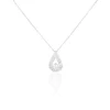 Best Histoire d'Or Collier Purete Or Blanc Diamant