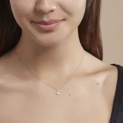 Best Histoire d'Or Collier Purete Or Blanc Diamant