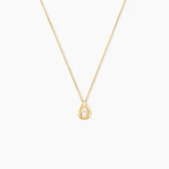 Clearance Histoire d'Or Collier Purete or jaune diamant