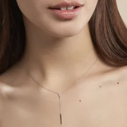 Histoire d'Or Collier Rachel Or Blanc Diamant* Colliers|Colliers