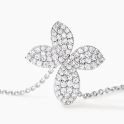 Histoire d'Or Collier Radiant Bloom Argent Blanc Oxyde* Colliers|Colliers