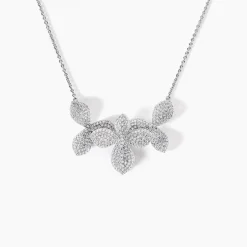 Histoire d'Or Collier Radiant Bloom Argent Blanc Oxyde* Colliers|Colliers