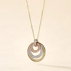 Histoire d'Or Collier Rama Or Tricolore Oxyde De Zirconium* Colliers|Colliers