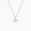 Sale Histoire d'Or Collier Raven Argent Blanc