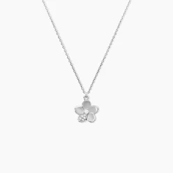 New Histoire d'Or Collier Reem Argent Blanc Oxyde De Zirconium