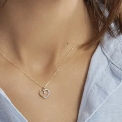 Histoire d'Or Collier Rhodia Or Jaune Diamant* Colliers|Colliers