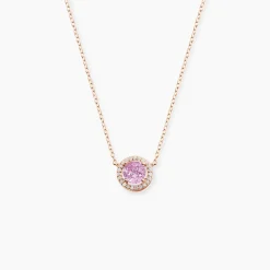 Histoire d'Or Collier Rio Copacabana Argent Rose Oxyde De Zirconium argent rose oxyde rose