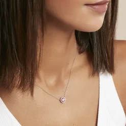 Histoire d'Or Collier Rio Copacabana Argent Rose Oxyde De Zirconium argent rose oxyde rose