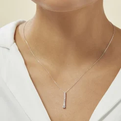 Histoire d'Or Collier Riviera Or Blanc Diamant* Colliers|Colliers