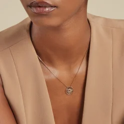 New Histoire d'Or Collier Rosae Plaque Or Jaune