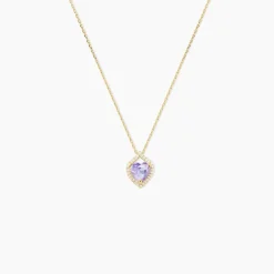 Histoire d'Or Collier Rosaline Or Jaune Amethyste Et Oxyde De Zirconium* Colliers|Colliers