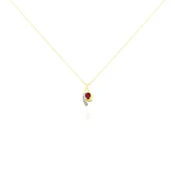 Histoire d'Or Collier Sagesse Or Jaune Rubis Et Diamant* Colliers|Colliers