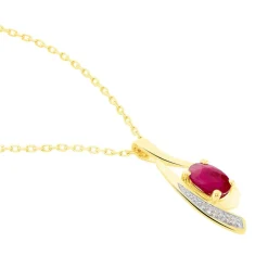Histoire d'Or Collier Sagesse Or Jaune Rubis Et Diamant* Colliers|Colliers
