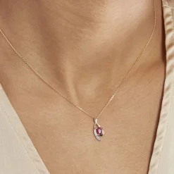 Histoire d'Or Collier Sagesse Or Jaune Rubis Et Diamant* Colliers|Colliers