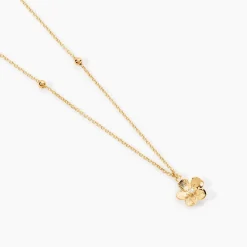 Outlet Histoire d'Or Collier Sakura Love Or Jaune Oxyde De Zirconium