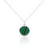 Histoire d'Or Collier Saül Argent Blanc Malachite* Colliers|Colliers