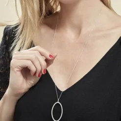 Histoire d'Or Collier Sautoir Argent Georgy Oxydes De Zirconium* Colliers|Sautoirs