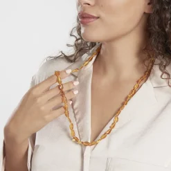 Histoire d'Or Collier Sautoir Cososus Ambre* Colliers|Sautoirs