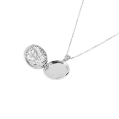 Hot Histoire d'Or Collier Sautoir Fantine Argent Blanc Oxyde De Zirconium