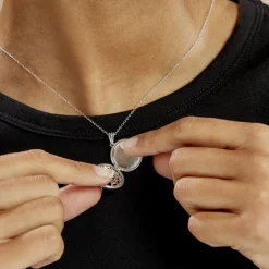 Hot Histoire d'Or Collier Sautoir Fantine Argent Blanc Oxyde De Zirconium