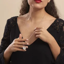 Histoire d'Or Collier Sautoir Ylla Argent Blanc Oxyde De Zirconium* Bijoux Personnalisés|Colliers