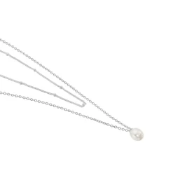 Histoire d'Or Collier Savino Argent Perle De Culture* Colliers|Colliers Doubles Et Triples Chaînes