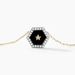 New Histoire d'Or Collier Servius Or Jaune Oxyde De Zirconium