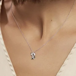 Clearance Histoire d'Or Collier Severiano Argent Blanc